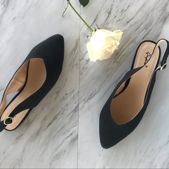 🆕Black Slingback Ballerina Flats - Picture 4 of 6